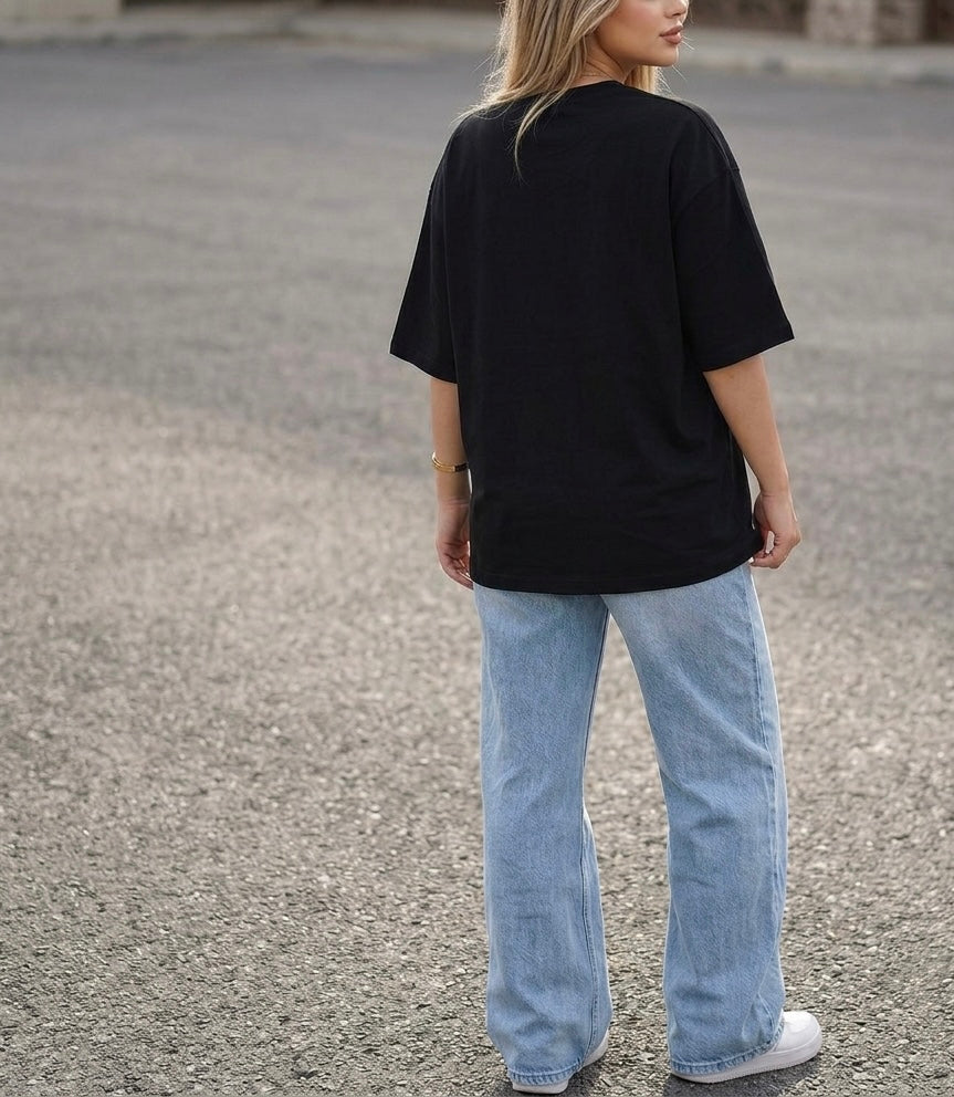 T-shirt noir sempl