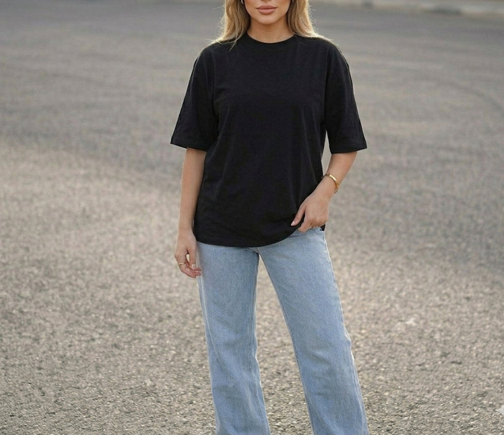 T-shirt noir sempl