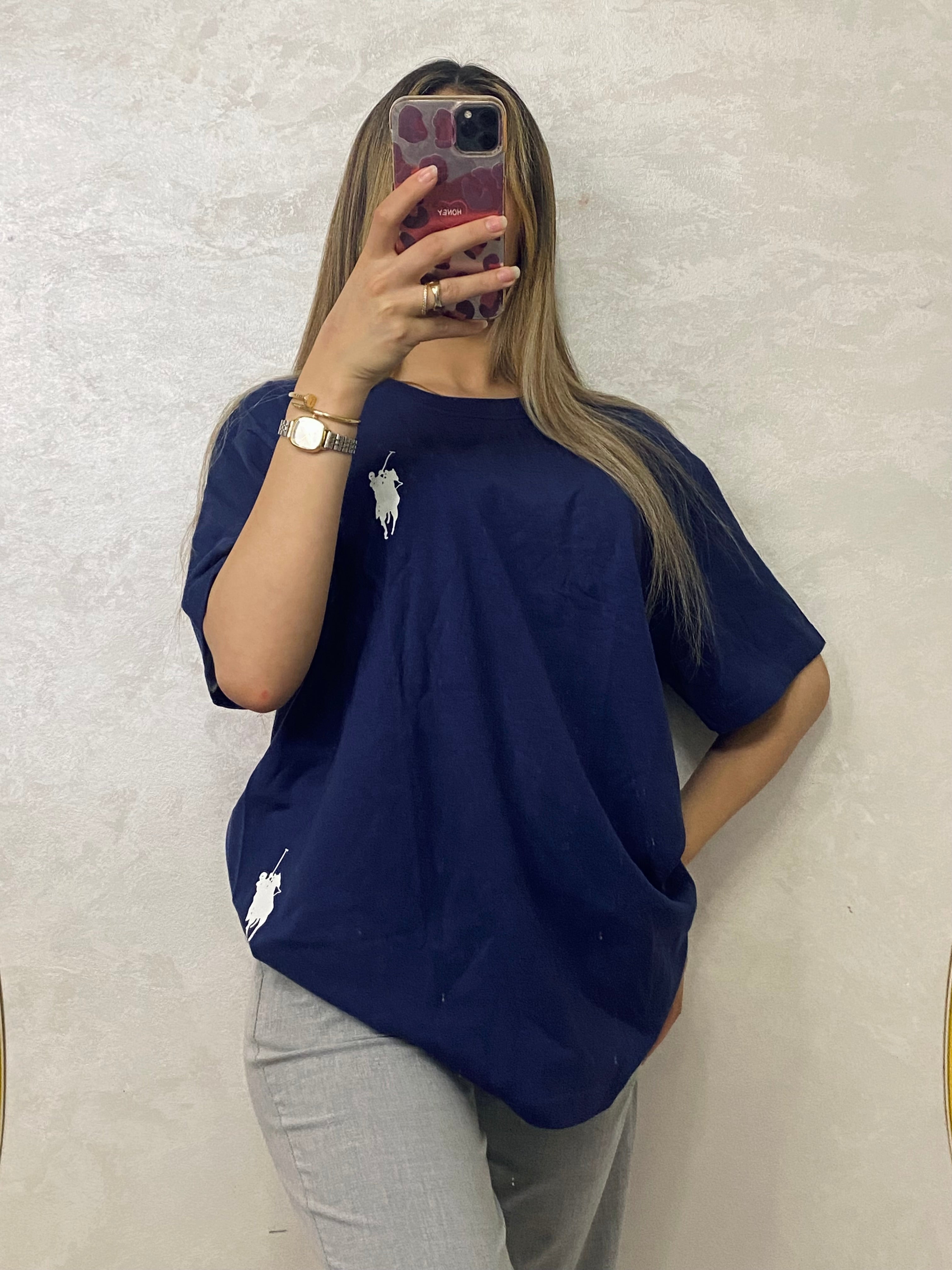 T-shirt bleu 2
